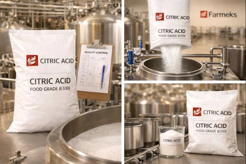 E330 sitrik asit toptan tedarik ve lojistik