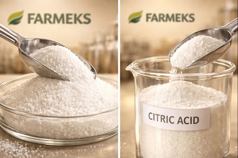 E330 sitrik asit toz formu – gıda katkı maddesi