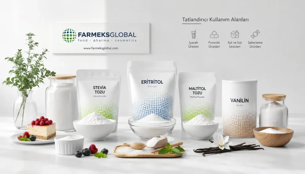 Tatlandırıcı ürünlerinin kullanım alanları