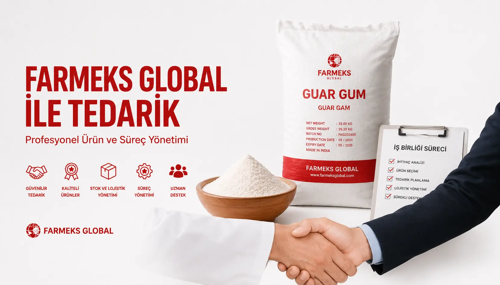 Farmeks Global Guar Gam Tedariki