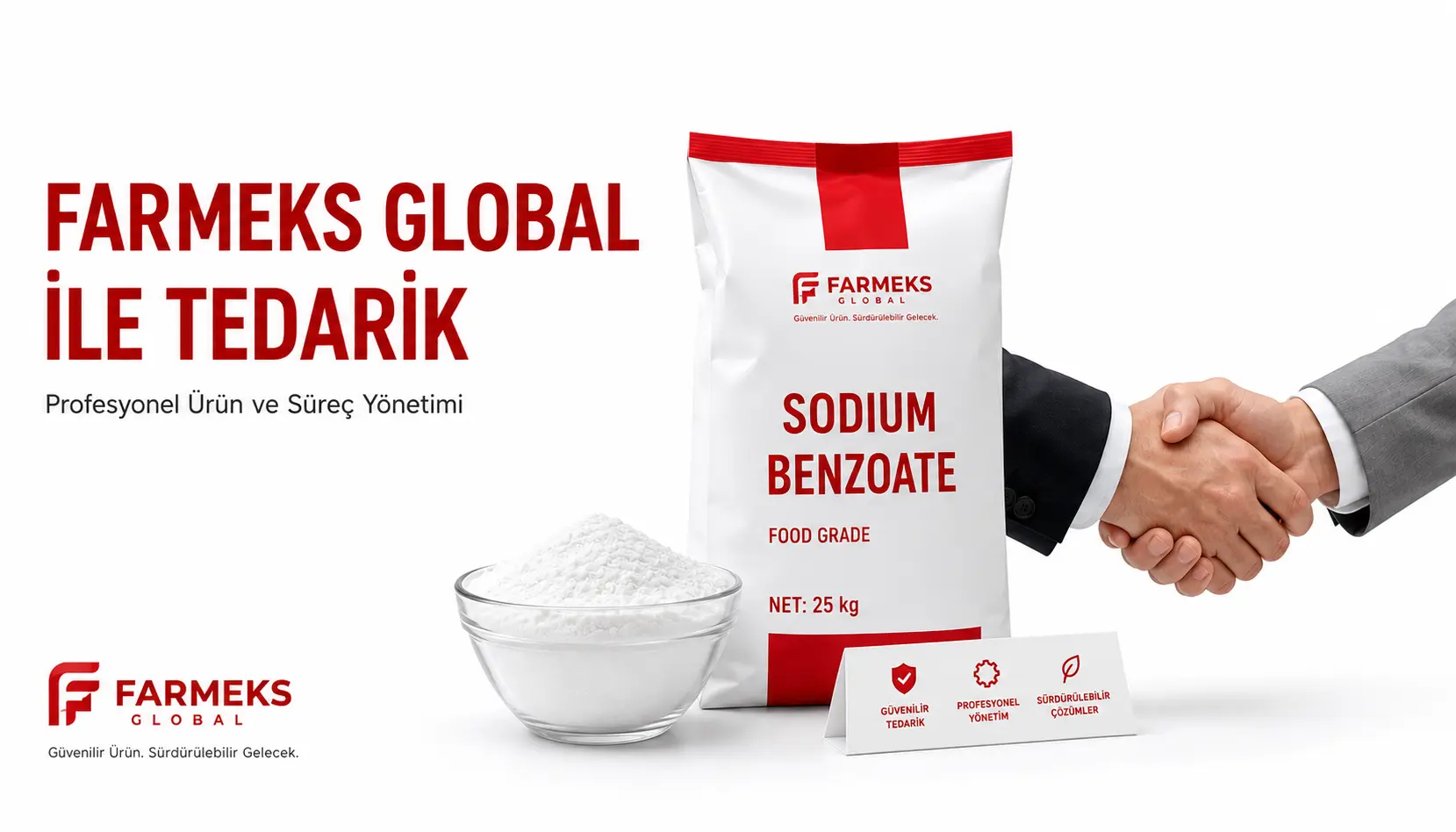 Farmeks Global ile sodyum benzoat teklif süreci