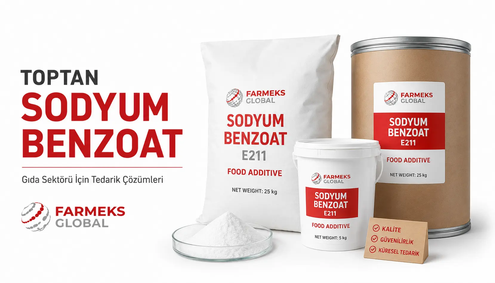 Toptan sodyum benzoat talep ve teklif süreci